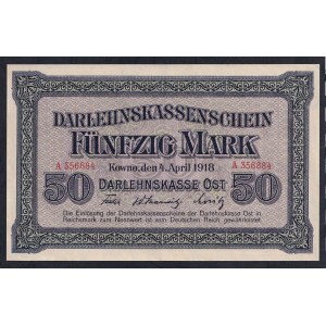 Germany, 50 Mark, 1918, aUNC