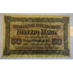 Germany, 50 Mark, 1918, aUNC