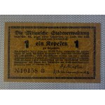 Latvia - Mitava, 1 Kopeken, 1915, VF