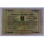 Latvia - Mitava, 1 Ruble, 1915, F-VF
