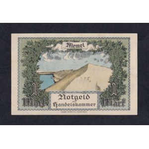 Memel, 1 Mark, 1922, AU