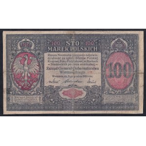 Poland, 100 Marek Polskich, 1916, VG