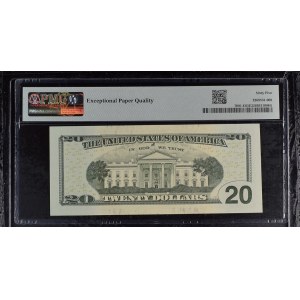 USA, 20 Dollars, 2017, Gem UNC 65 EPQ, ERROR