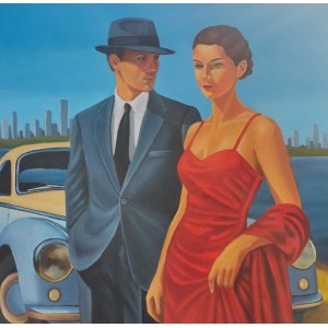 Ewa Mroczek, City before dusk