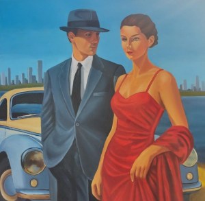 Ewa Mroczek, City before dusk