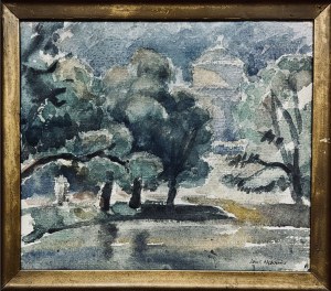 Wacław Wąsowicz (1891-1942), Wodozbiór Świątynia Westy, Park Saski w Warszawie