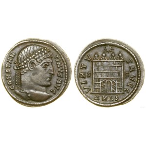 Empire romain, follis, 327, Arles
