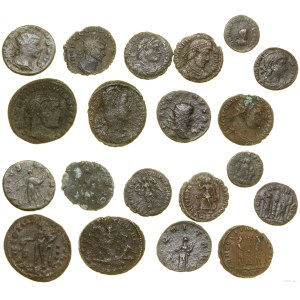 Roman Empire, set of 10 coins, (3rd-4th century AD)