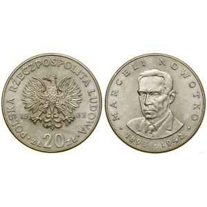 Polsko, 20 zlotých, 1983, Varšava