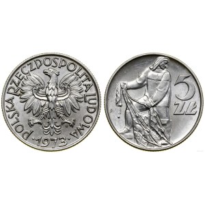 Poland, 5 zlotych, 1973, Warsaw