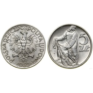 Poland, 5 zlotych, 1960, Warsaw