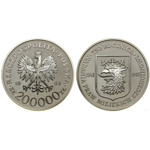 Poland, 200,000 zloty, 1993, Warsaw