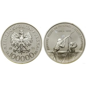 Poland, 100,000 zloty, 1991, Warsaw