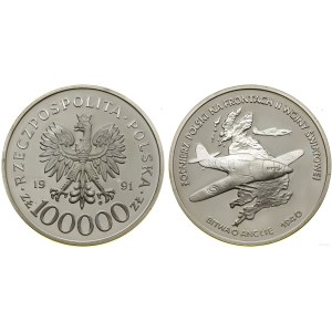 Polsko, 100 000 PLN, 1991, Varšava