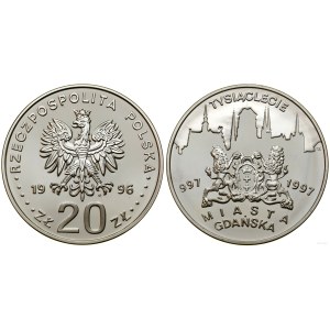 Poland, 20 zlotych, 1996, Warsaw.