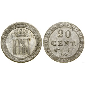 Německo, 20 centimů, 1812 C, Clausthal