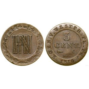 Germany, 3 centimes, 1810 C, Clausthal