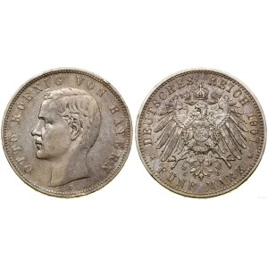 Germany, 5 marks, 1907 D, Munich