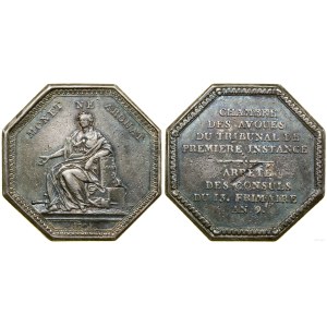 Francja, żeton pamiątkowy, 1801