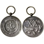 Poland, Silver Medal for Long Service (XX years), from 1938, Warsaw