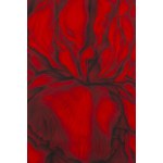 Hanna Rozpara (b. 1990, Sosnowiec), Irises in Red, 2025