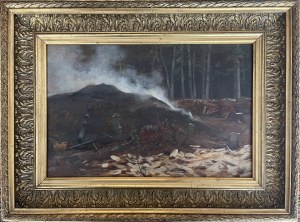 Antoni Piotrowski, Spalający się mieleż