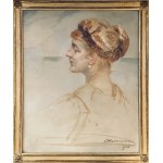 Jacek Malczewski, Portrait of Mrs. Z. (Portrait of Maria Sozanska)