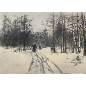 Mikhail Gorstkin-Wywiórski, Sanna in the forest