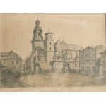 Saturnin Swierzynski, Wawel Castle - view of the Wawel Cathedral.