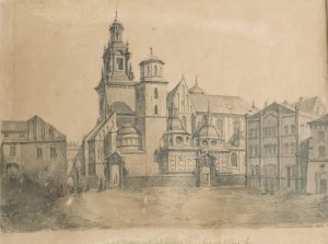 Saturnin Świerzyński, Wawel - widok na katedrę wawelską.