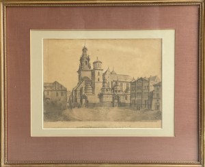 Saturnin Świerzyński, Wawel - widok na katedrę wawelską.
