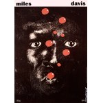 Designed by Jakub ZASADA (b. 1985), Miles Davis 1926–1991. Poster autographed by the designer.