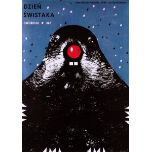 autor: Jakub ZASADA (nar. 1985), Deň svišťa, 2017. Plagát s autogramom.