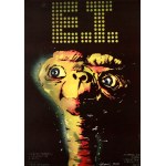 designed by Mirosław ŁAKOMSKI (b. 1950), E.T. Poster signed by the artist, no. 19/50, 2015