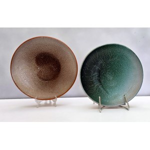 Para dekoracyjnych pater ceramicznych - II poł. XX w.