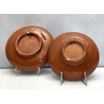 Para dekoracyjnych pater ceramicznych - II poł. XX w.