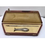 Silver desk writing set in an 800-silver case – late 19th/early 20th century [SILVER]