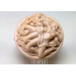Nudes Glass Case - Bohemia Glass - Curt Schlevogt - Czechoslovakia, 1960s