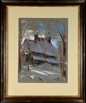 Wiktor ZIN (1925 - 2007), Kościół zimą