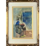 Jozef RAPACKI (1871 - 1929), Selling fruit