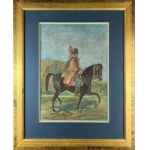 Julius HOLZMÜLLER (1876-1932), Krakus on horseback