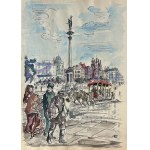 Antoni UNIECHOWSKI (1903 Vilnius - 1976 Warsaw), Warsaw - Zygmunt Column