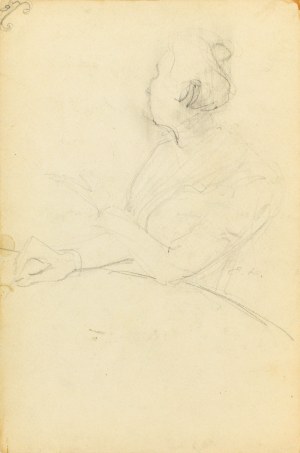 Emilia KNAUSÓWNA (1883-1924), Przy świeczce