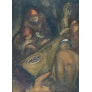 Soter August JAXA-MAŁACHOWSKI (1867-1952), Boats on the Baltic, 1934
