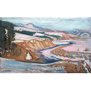 Michał Maksymilian REKUCKI (1884-1971), Winter Landscape (from around Nowy Targ)