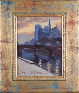 Aleksander DZWONKOWSKI (1885-1969), Katedra Notre Dame w Paryżu, 1929