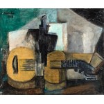 Alicja HALICKA (1889-1974), Still life with guitar