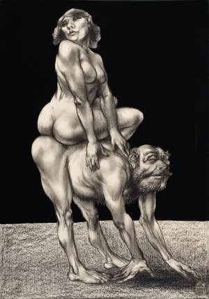 Adam HOFFMANN (1918-2001), Happy horse, 1972
