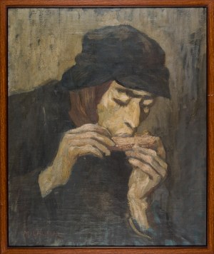 Maciej LACHUR (1927-2008), Głód (z cyklu Getto), 1954