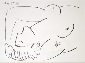 Pablo PICASSO (1881-1973), Reclining Nude, 1955